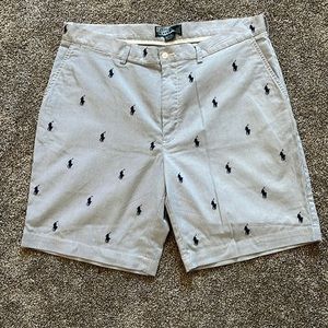Polo Ralph Lauren Embroidered Seersucker Shorts